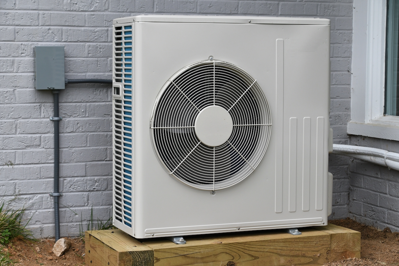hvac unit installed for home with hvac financing
